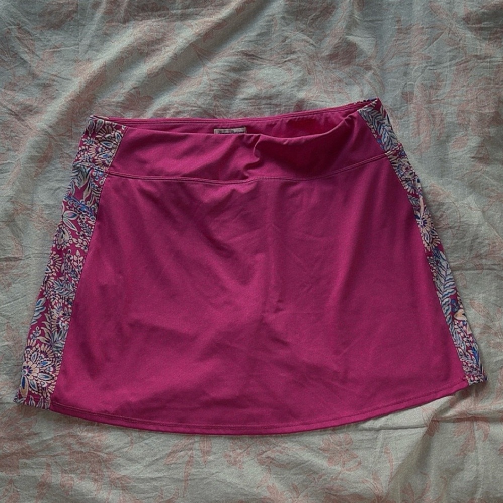 Tommy Bahama Asymmetrical Pink Floral Skirt